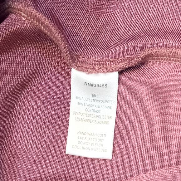 WOW Couture Mauve Bodycon Flutter Accent Dress - Large - Picture 8 of 11